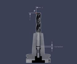 Cylindrical Reamer - Face Cutting Edge <p>Measuring program for the measurement of single cutting edge reamers with face cutting edges.</p>