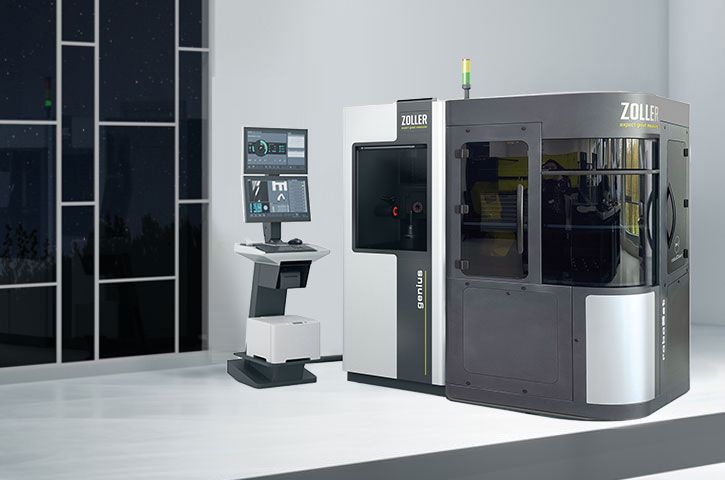 genius with roboter ZOLLER universal measuring maschine genius with roboter ZOLLER universal measuring maschine