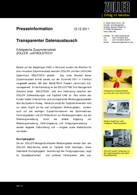 Presseinformation: Datenaustausch