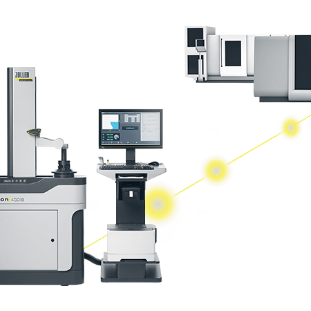 venturion 450 fluxo de dados máquina ZOLLER