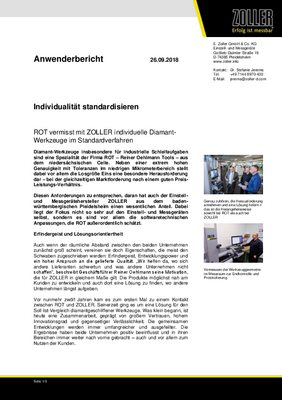 Anwenderbericht: ROT Reiner Oehlmann Tools