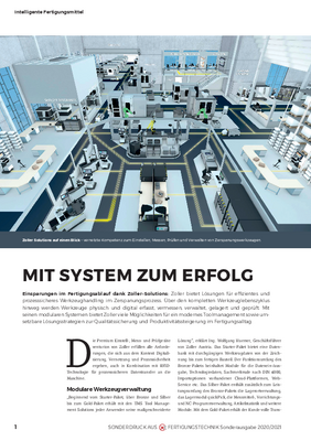 Veröffentlichung zum Thema: Toolmanagement