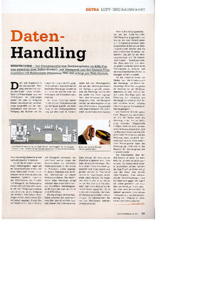 Veröffentlichung in maschine + werkzeug