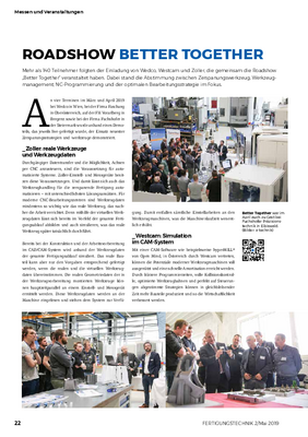 Veröffentlichung zur Roadshow "Better together" bei Wedco in Wien
