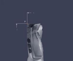 <p>Measuring program for the measurement of tapered reamers without support bar .</p>